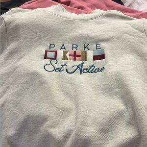 Parker Set Active Cream Sweatshirt for Kids